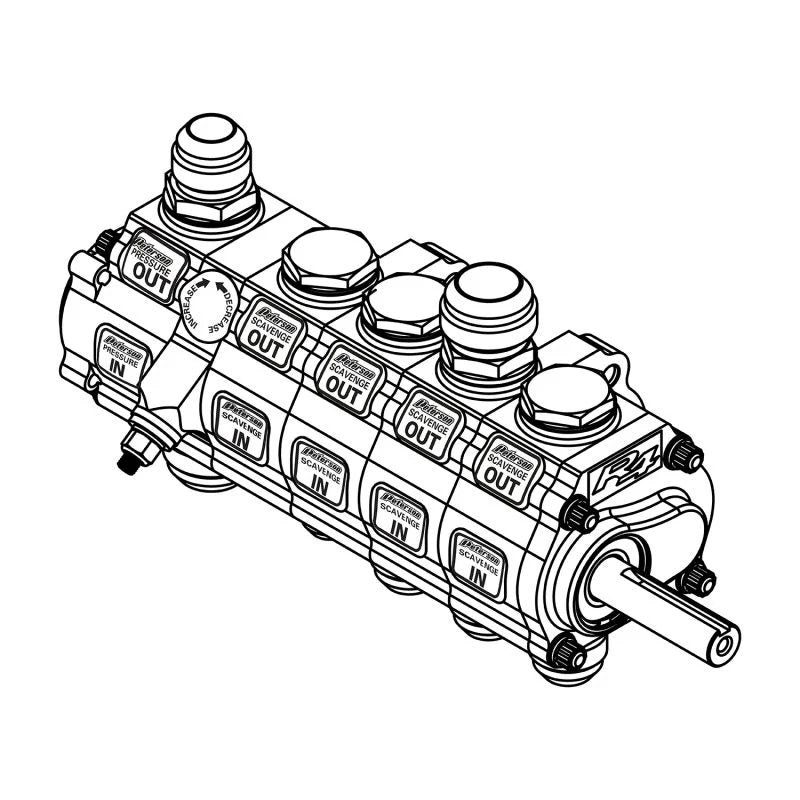 R4 5-Stage Dry Sump Oil Pump