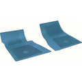 Bow Tie Floor Mats, Medium Blue