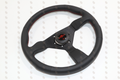 Neo Grinta 350mm Smooth Leather Steering Wheel, Red Stitching