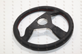 Neo Grinta 350mm Smooth Leather Steering Wheel, Red Stitching