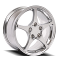 CV05 18x9.5 +65mm 5x120.65mm Polished Chrome Replica Wheel