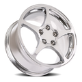 CV05 18x9.5 +65mm 5x120.65mm Polished Chrome Replica Wheel