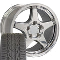 CV01 Corvette ZR1 17x9.5 Polished Wheel