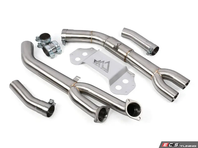 Resonated Single Midpipe, 3.5-Inch