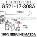 SECD.5TH Transmission Gear