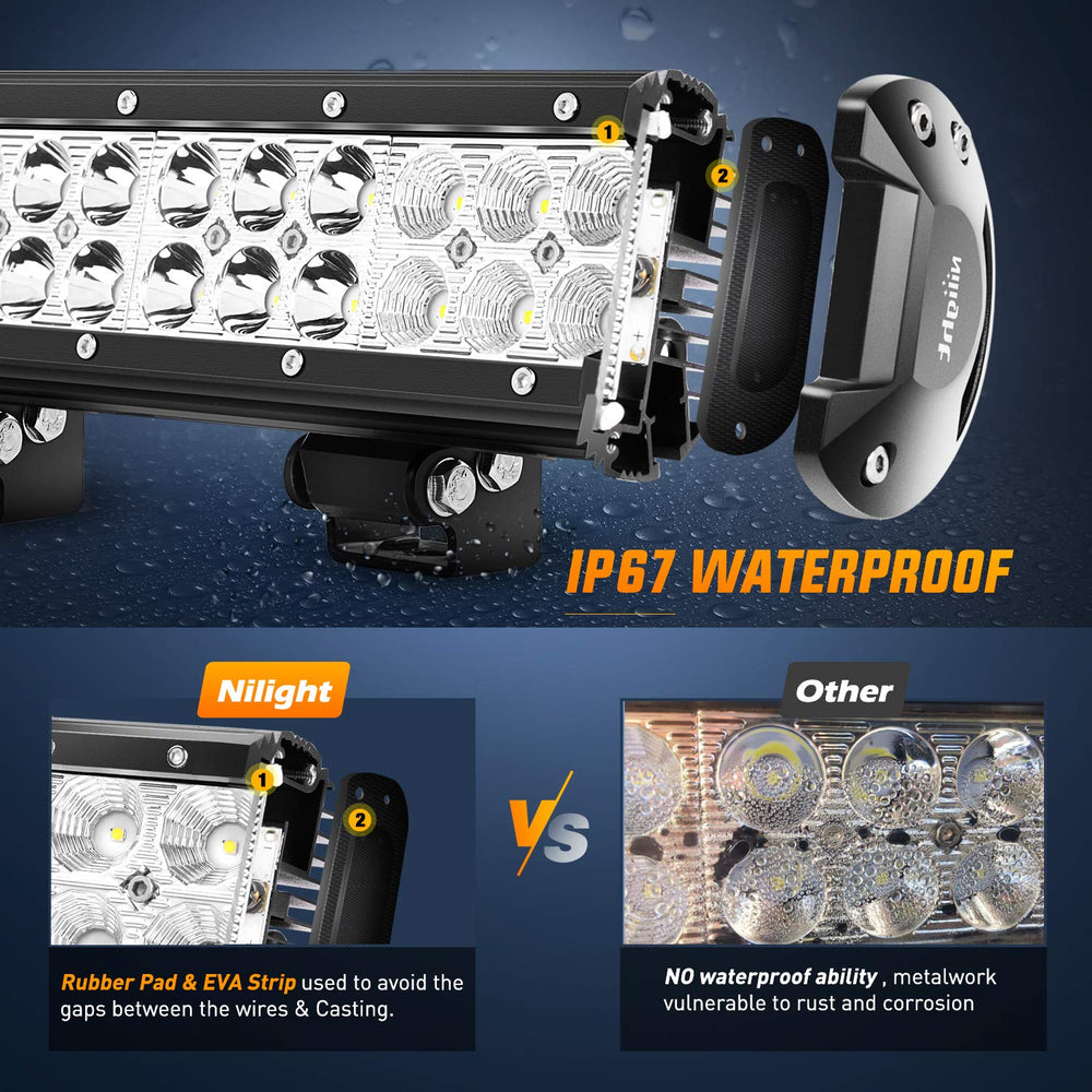 Combo Spot and Flood Beam LED Light Bar