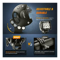 4-Inch 18W Spot LED Pods