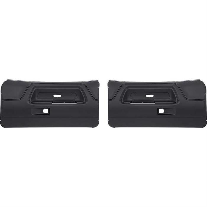 Front Door Panels, Black