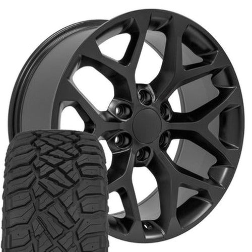 CV98B 20x9 +24mm 6x139.7 Gloss Black Replica Wheel