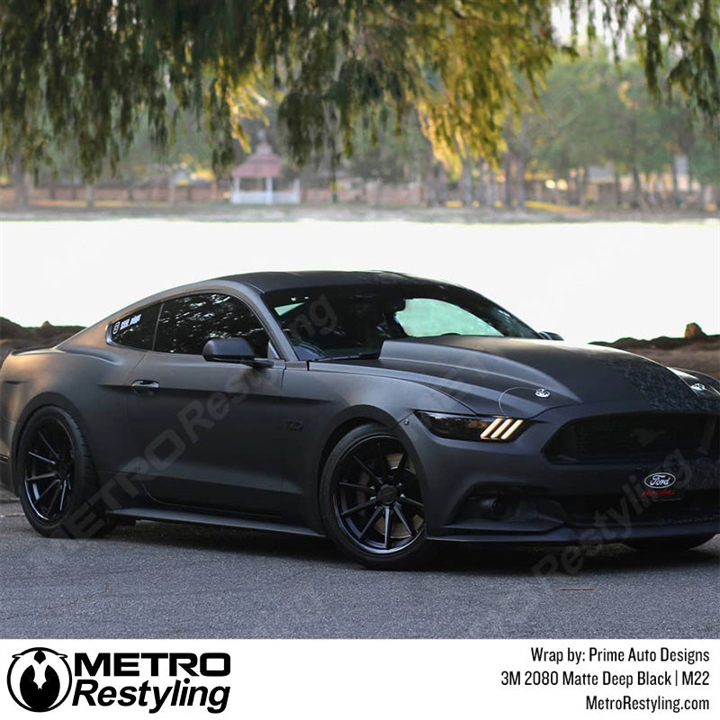 2080 Matte Deep Black Wrap Film