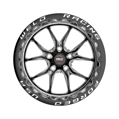 Weld RT-S S85 17x11 / 5x115 BP / 6.2 BS Black Wheel (Med Pad) - Single Beadlock 3.18 ID