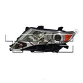 LH HEADLAMP ASSY COMPOSITE HID TOYOTA VENZA 20092012
