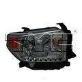 RH HEADLAMP ASSY COMPOSITE SR|SR5|LIMITED; HALOGEN; W/O LEVEL ADJUSTER TOYOTA TUNDRA 20142015