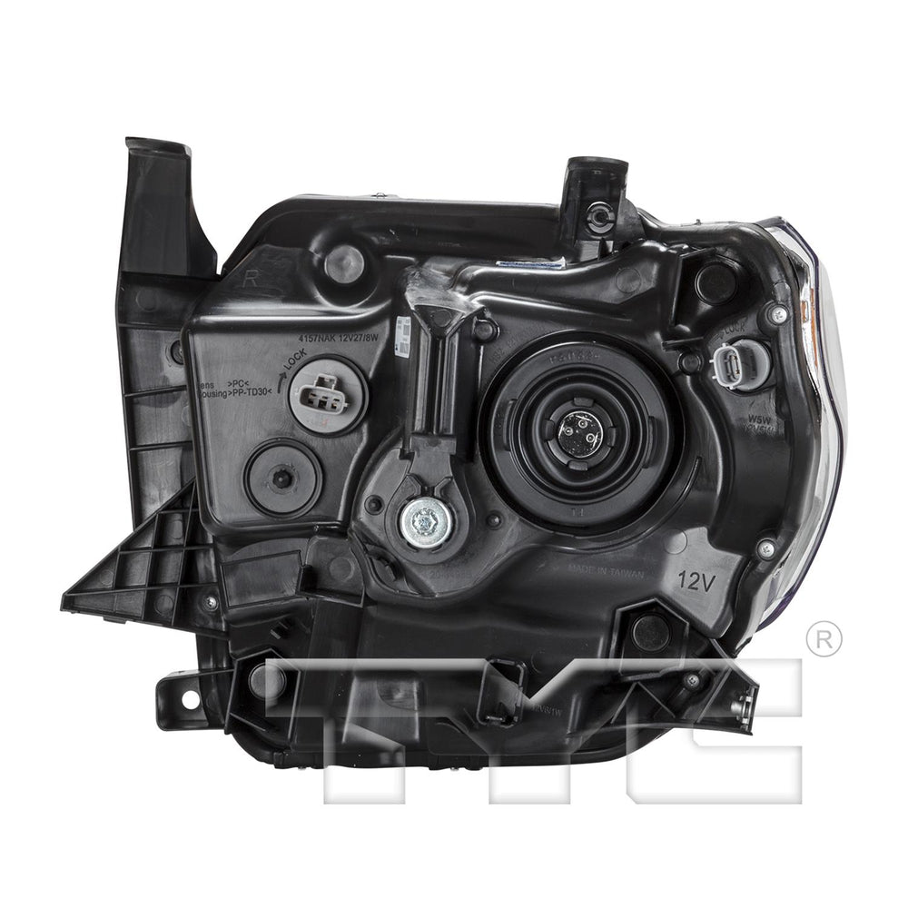 RH HEADLAMP ASSY COMPOSITE SR|SR5|LIMITED; HALOGEN; W/O LEVEL ADJUSTER TOYOTA TUNDRA 20142015
