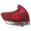 LH TAILLAMP ASSY SMOKE LENS TOYOTA VENZA 20132016