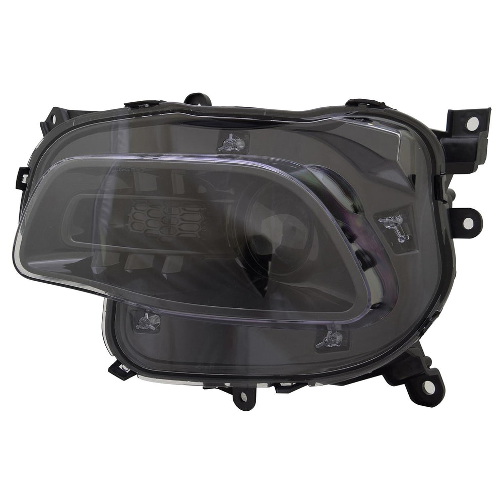 CAPA 1618 JP CHRKE HALGN BLK TRIM HEADLAMP ASSY LH