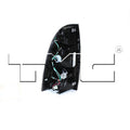 RH TAILLAMP ASSY W/WIRING HARNESS; CLEAR CENTER LENS TACOMA 20092015; LED TYPE; TACOMA 20122015