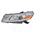 CAPA LH HEADLAMP ASSY COMPOSITE HALOGEN HONDA CROSSTOUR 20132015