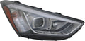 RH HEADLAMP ASSY COMPOSITE GLS|LIMITED; 7 SEAT; HALOGEN HYUNDAI SANTA FE 20132016