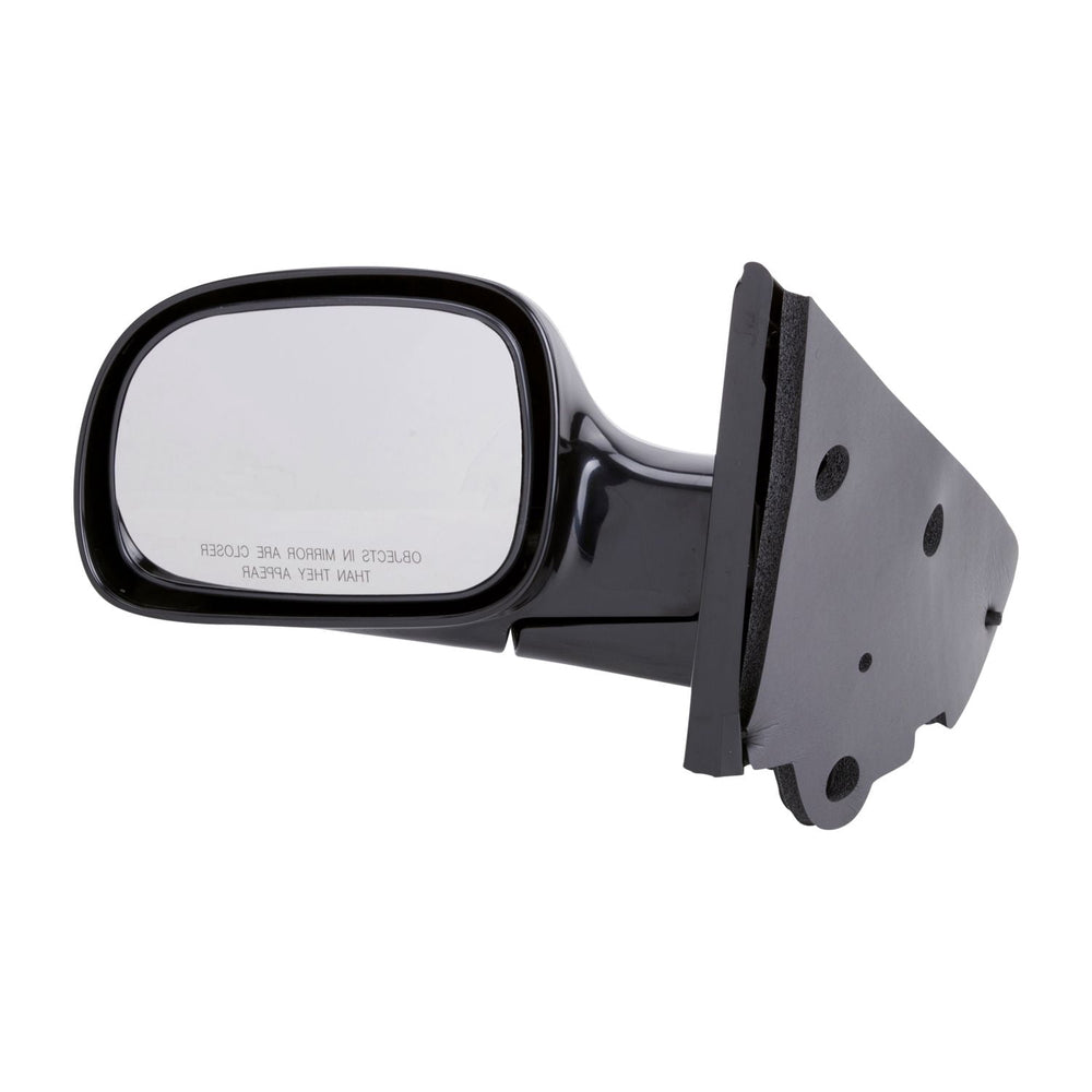 LH MIRROR OUTSIDE REAR VIEW MANUAL; BLACK TOWN & COUNTRY 20012007; CARAVAN 0407; VOYAGER 0103