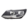 CAPA LH HEADLAMP ASSY COMPOSITE HALOGEN VW TIGUAN 20122017; HALOGEN TIGUAN LIMITED 20172018