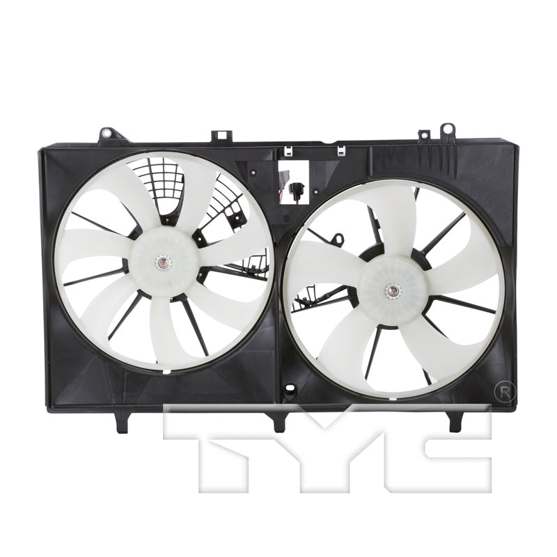 RADIATOR COOLING FAN ASSY 2.7L; MOTOR/BLADE/SHROUD DUAL FAN ASSY TOYOTA SIENNA 20112013
