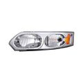 LH HEADLAMP ASSY COMPOSITE 4DR SEDAN; W/O BULBS SATURN ION 20032007