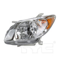 LH HEADLAMP ASSY COMPOSITE PONTIAC VIBE 20052008 CAPA