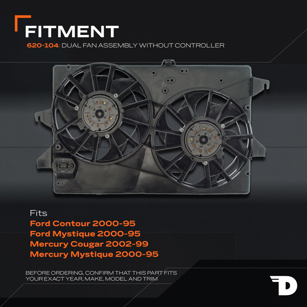 RAD FAN ASSY CONTOUR95-98