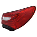 CAPA RH TAILLAMP LENS/HOUSING SEDAN CHRYSLER 200 20112014