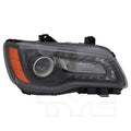CAPA 1214 CR 3.0.0 HALGN W/LED DRL BLK BEZEL HEADLAMP ASSY