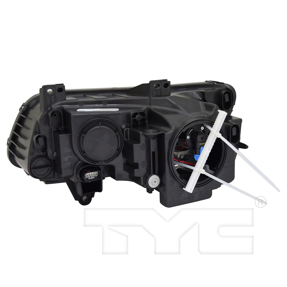 CAPA 1214 CR 3.0.0 HALGN W/LED DRL BLK BEZEL HEADLAMP ASSY