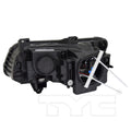 CAPA 1214 CR 3.0.0 HALGN W/LED DRL BLK BEZEL HEADLAMP ASSY