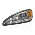 LH HEADLAMP ASSY COMPOSITE PONTIAC GRAND AM 19992005 CAPA