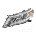LH HEADLAMP ASSY COMPOSITE HALOGEN HONDA CROSSTOUR 20132015