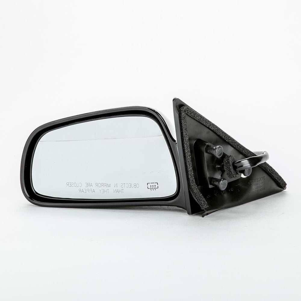 LH MIRROR OUTSIDE REAR VIEW HEATED POWER REMOTE; BLACK PAINT TO MATCH MITSUBISHI GALANT 19992003
