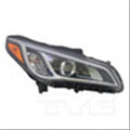 CAPA RH HEADLAMP ASSY COMPOSITE HID; W/O DYNAMIC BENDING LIGHT HYUNDAI SONATA 20152017