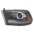 CAPA 1315 DG RAM 1500/2500 W/O LOGO BLK HEADLAMP ASSY LH