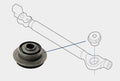 MOOG 13-19 Chevrolet Silverado 2500 HD Center Link Bushing