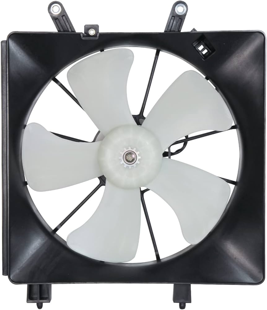 RADIATOR COOLING FAN ASSY INCLUDES MOTOR/BLADE/SHROUD; USA/CANADA BUILT; DENSO DESIGN CIVIC 0105
