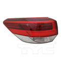 CAPA 1819 TY HLANDR CLEAR LENS LED OTR TAILLAMP ASSY LH