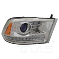 CAPA 1315 DG RAM 1500/2500/3500 W/O LOGO CHR HEADLAMP ASSY RH