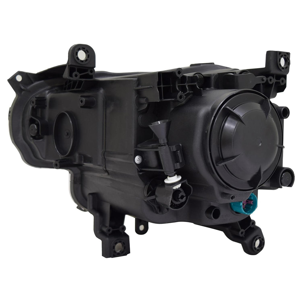CAPA 1618 JP CHRKE HALGN BLK TRIM HEADLAMP ASSY RH