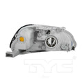 LH HEADLAMP ASSY COMPOSITE EXC. SI; INCL SIDE MARKER LAMP; W/O BULBS OR SOCKETS CIVIC 19961998