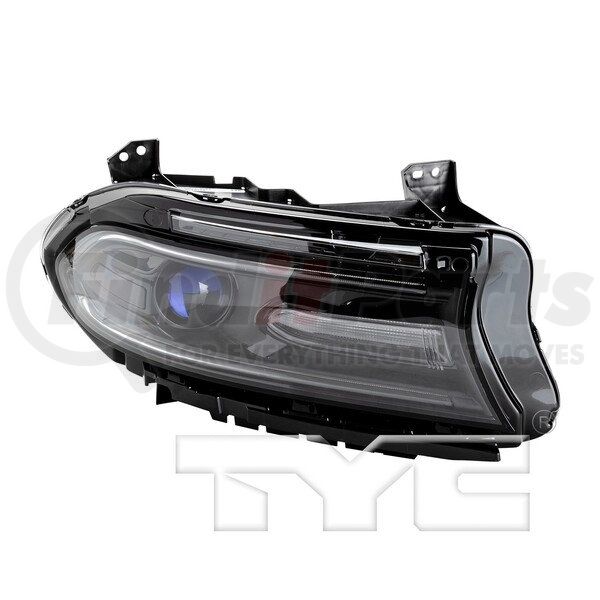 CAPA 1619 DG CHRGR HALGN W/ LED DRL W/O LOGO HEADLAMP ASSY