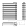 A/C EVAPORATOR CORE TOYOTA COROLLA 0308