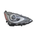 CAPA RH HEADLAMP ASSY COMPOSITE TOYOTA PRIUS C 20152017