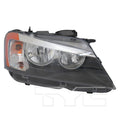 RH HEADLAMP ASSY COMPOSITE F25; HALOGEN BMW X3 20112014