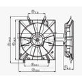 RADIATOR COOLING FAN ASSY ACURA TL 20042006