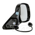 RH MIRROR OUTSIDE REAR VIEW PWR REMOTE FOLDAWAY; HTD DODGE RAM 1500/2500/3500 9801; EARLY DESIGN 02